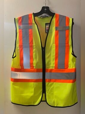 Tricot - Hi-Vis Zipper front Vest